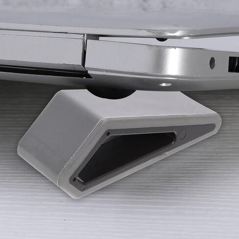 2pcs Adjustable Laptop Stand for Black Plastic Silicone Computer in Kuwait