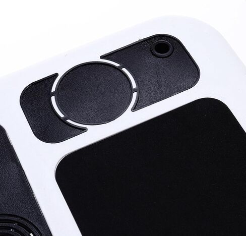 Foldable Laptop Desk Tray Black with Dual Fans, Adjustable Angle in Kuwait