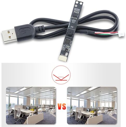 OV7675 Camera Module 66 Degree View USB Frees Driver Webcam 1/6.5" YUY2 Focal Adjustable for Advertising Player Laptop in Kuwait