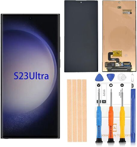 Screen Replacemen for Samsung Galaxy S23 Ultra, Global Version Compatible in Kuwait