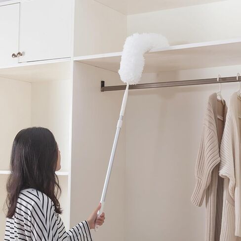 Microfiber Duster Retractable Dust Cleaner with Telescopic Pole in Kuwait