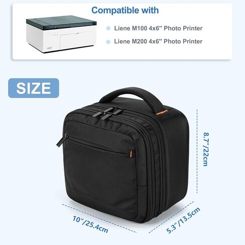 CURMIO Carrying Case Compatible with Liene M100/M200 4x6 Photo Printer in Kuwait