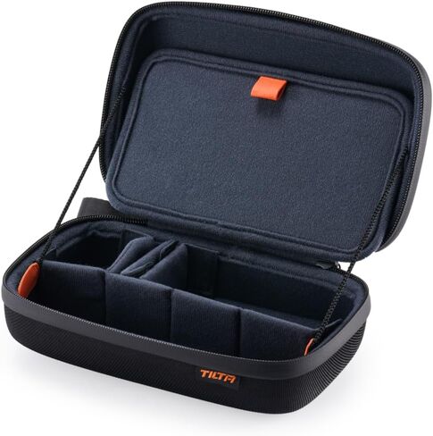 Tilta Universal Carrying Case for Osmo Pocket 3/4 & Action Cameras | Water-Resistant | Large Capacity Multi-Layered Case with Customizable Velcro Dividers | Compact Shell for Outdoor Shooting -Black in Kuwait