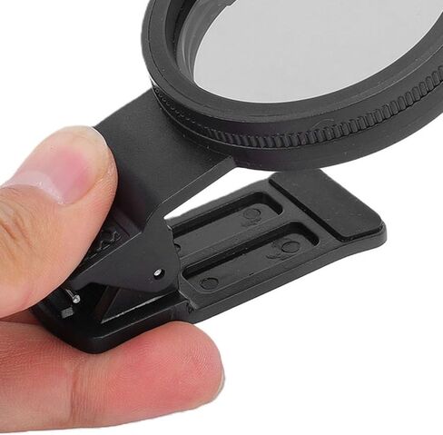 Naroote Smartphone CPL Filter 52MM Polarizing Filter ABS 360 Adjustable Reduces Reflections Improves Color Contrast for Outdoor Photography in Kuwait