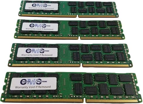 CMS 32GB (4X8GB) DDR3 12800 1600MHz ECC Registered DIMM Memory Ram Upgrade Compatible with HP/Compaq® Workstation Z620 Ddr3 Ecc Reg for Server Only - B120 in Kuwait