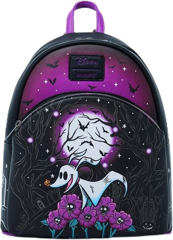 Loungefly The Nightmare Before Christmas Zero Moon Doodle Mini Backpack PURPLE NONE in Kuwait