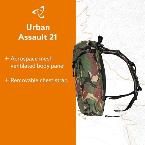 Mystery Ranch Urban Assault 21 Backpack - Inspired by Military Rucksacks, DPM Camo, 21L in Kuwait