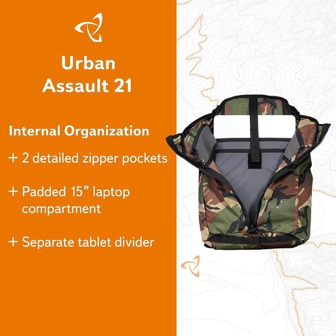 Mystery Ranch Urban Assault 21 Backpack - Inspired by Military Rucksacks, DPM Camo, 21L in Kuwait