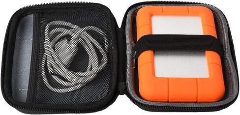 Ivation 2 Pack Compact Portable Pocket-Sized Hard Drive Case Compatible with WD My Passport, Elements, Gaming, Seagate, Toshiba Canvio, Lacie and More in Kuwait