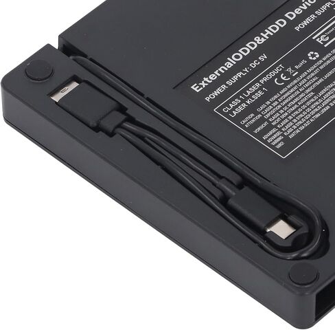 USB3.0 Laptop Optical Drive Enclosure Plug and Play Portable Design CD DVD for Vista OS in Kuwait