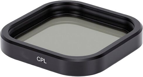Action Camera CPL Filter, Multi Coated Optical Glass Polarizer Lens Filter, Aluminum Alloy Screw On Design, Reduces Glare Enhances Color for LITHero Action Camera in Kuwait