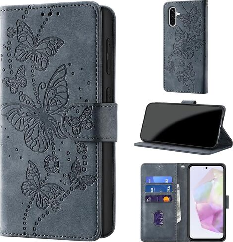 Case Wallet for Samsung Galaxy A36 5G, Burgundy in Kuwait