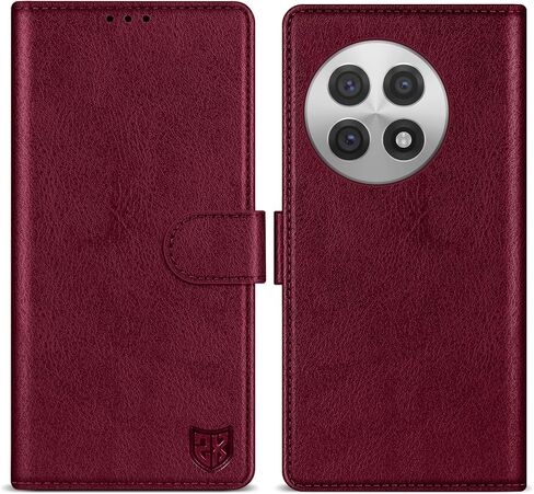 ZZXX for OnePlus 13 Wallet Case Magnetic Closure 6.82 inch,Black in Kuwait