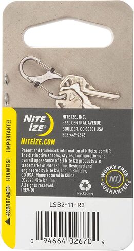 Nite IZE Unisex's S-Biner Steel Slide Lock in Kuwait
