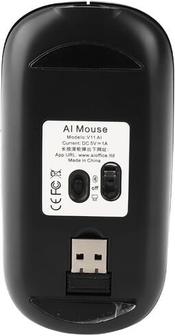 ciciglow AI Powered Voice Mouse, 2.4G Wireless Bluetooth AI Mouse with Voice Typing, Translation, Search for Office Remote Work in Kuwait