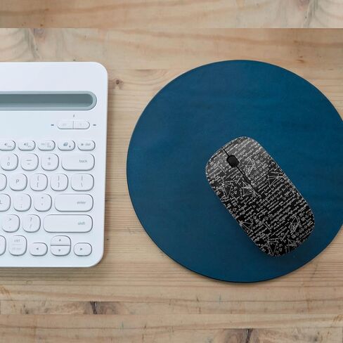 2.4GHz USB Wireless Mouse, Maths Pattern, Ergonomic Slim Computer Mice for Kids in Kuwait