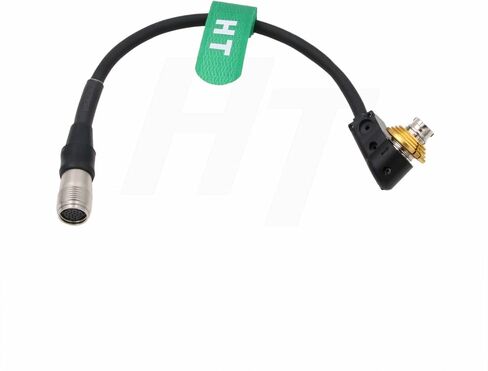 Right Angle Adapter Cable for Canon ZSG-C10 Zoom Grip, Servo Lens CN-E 18-80 70-200 mm, Focus Controller Hirose 20 Pin Female to Male Extension 15cm in Kuwait