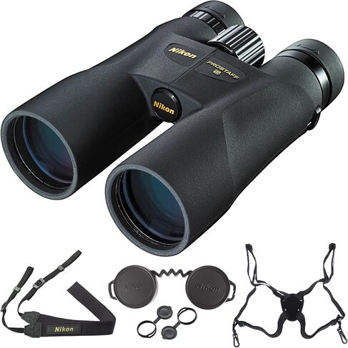 Nikon PROSTAFF 5 12x50 Binoculars Hunting Bird Watching Bundle in Kuwait