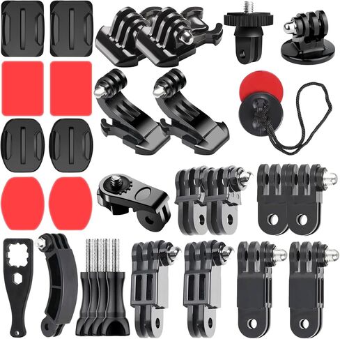 Action Camera Mounts and Accessories Kit, J-Hook Buckle Mounts in Kuwait
