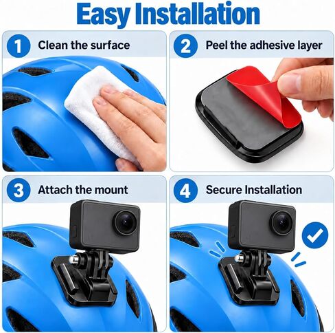 Action Camera Mounts and Accessories Kit, J-Hook Buckle Mounts in Kuwait