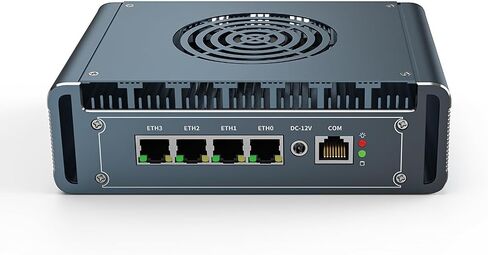 FakestarPC 4x2.5G Solid Soft Router Firewall Mini PC Core i3-1215U DDR4 pf-Sense OPNsense Proxmox NAS Computer 16GB Ram 256GB NVMe in Kuwait