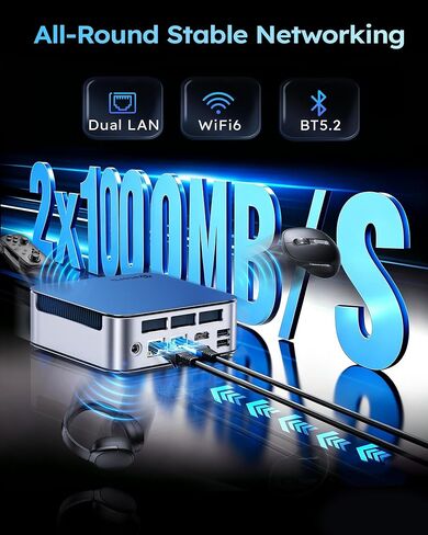 Getorli i5-13420H Mini PC, 16GB DDR4 512G SSD, Triple Display Small Desktop in Kuwait