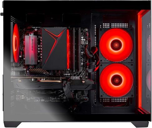 Skytech Gaming Chronos Mini Gaming PC, AMD Ryzen 5 5500 3.6GHz, NVIDIA RTX 5060 Ti 8GB VRAM, 1TB NVMe SSD, 16GB DDR4 RAM 3200, 650W Gold PSU, Wi-Fi 5, Windows 11, Desktop in Kuwait