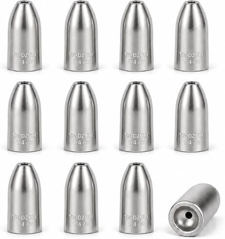 Tungsten Bullet Fishing Weights, Worm Sinkers for Bass Fishing in Kuwait