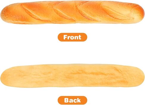 Sosoport Simulation Bread Model Pu Fake Baguette Bread Prop 13.77In Artificial Loaf for Kitchen Display Bakery Decoration Photo Prop Teaching Tool House Decor in Kuwait