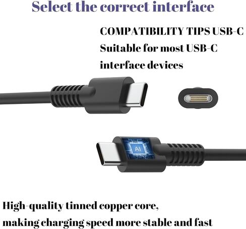 65W Type C USB C ADP-65DW A AC Laptop Charger Compatible with Asus Zenbook in Kuwait