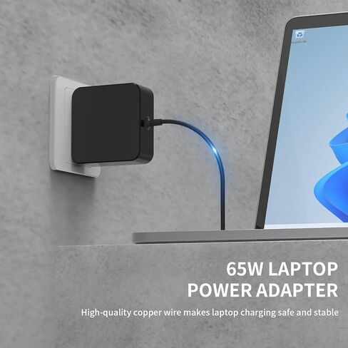 65W Type C USB C ADP-65DW A AC Laptop Charger Compatible with Asus Zenbook in Kuwait