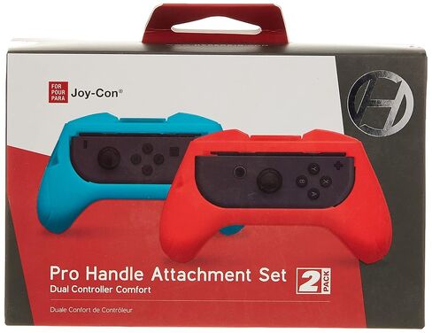 Hyperkin Pro Handle Attachment Set for Nintendo Switch Joy-Con (Blue/ Red) (2-Pack) in Kuwait