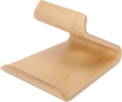 Double Sided Walnut Tablet Stand Tablet Holder PC Stand for Mobile Phone with Smooth Edge 2 Colors Desktop Accessory (Light) in Kuwait