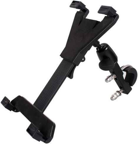 Bike Tablet Holder for 7-10 Inch Devices - Adjustable Handlebar Mount Fits 20-40mm Tubes, Secure Stand for Bicycle/Motorcycle Navigation & Fitness in Kuwait