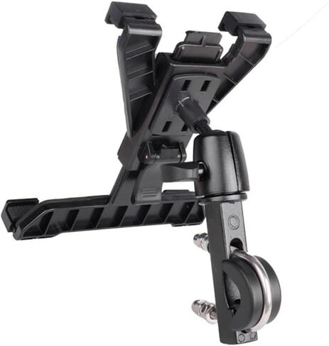 Bike Tablet Holder for 7-10 Inch Devices - Adjustable Handlebar Mount Fits 20-40mm Tubes, Secure Stand for Bicycle/Motorcycle Navigation & Fitness in Kuwait