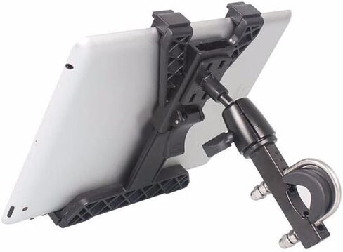 Bike Tablet Holder for 7-10 Inch Devices - Adjustable Handlebar Mount Fits 20-40mm Tubes, Secure Stand for Bicycle/Motorcycle Navigation & Fitness in Kuwait