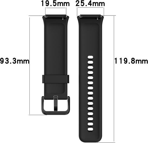 Bands Compatible for Veryfit ID207 ID208BT - ENOMIR, Tensky, SKG V7 V7 Pro Replacement Wristbands Silicone Bracelet Quick Release Strap Arm Bands in Kuwait