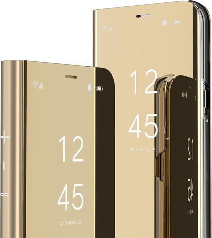 LEMAXELERS for iPhone 18 Pro Max/17 Pro Max Mirror View Case, Rose Gold JM in Kuwait