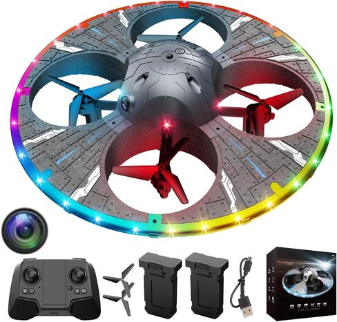 Round Foam UFO Drone with Camera, FPV Quadcopter for Beginners in Kuwait