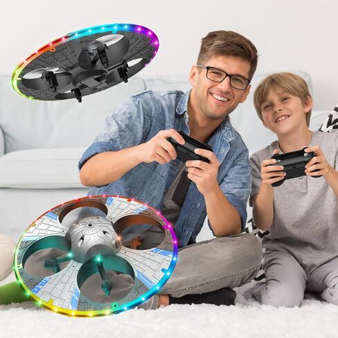 Round Foam UFO Drone with Camera, FPV Quadcopter for Beginners in Kuwait