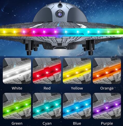 Round Foam UFO Drone with Camera, FPV Quadcopter for Beginners in Kuwait
