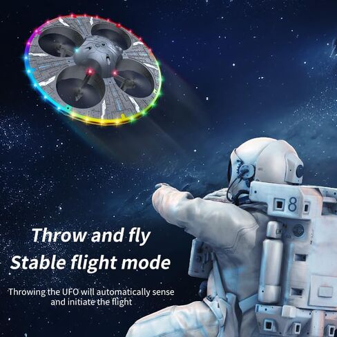 Round Foam UFO Drone with Camera, FPV Quadcopter for Beginners in Kuwait
