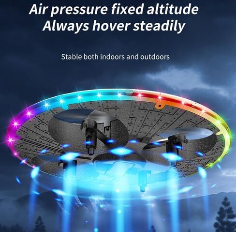 Round Foam UFO Drone with Camera, FPV Quadcopter for Beginners in Kuwait