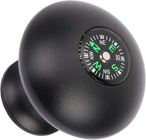 Pole Grip Button, Aluminium Alloy Monopod Tripod Head With 3/8 Inch Screw Hole And Compass For Outdoor Hiking Camping in Kuwait