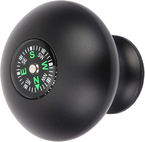 Pole Grip Button, Aluminium Alloy Monopod Tripod Head With 3/8 Inch Screw Hole And Compass For Outdoor Hiking Camping in Kuwait