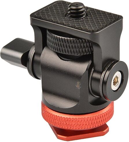 Panoramic Ball Head Aluminum Alloy Mini Tripod Ball Head 1/4in Screw Thread Adapter Shoe Mount Camera Tripod Clip 360 Degree Rotating Design in Kuwait