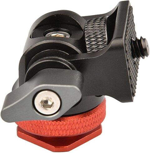 Panoramic Ball Head Aluminum Alloy Mini Tripod Ball Head 1/4in Screw Thread Adapter Shoe Mount Camera Tripod Clip 360 Degree Rotating Design in Kuwait