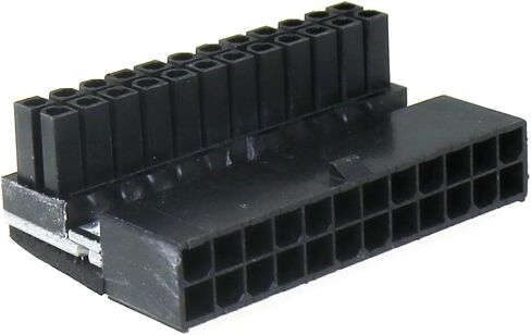 TAODAN ATX 24 Pin Female to 24 Pin Male 90 Degree Power Adapter Compatible with Motherboard and Computer Power Supplies in Kuwait