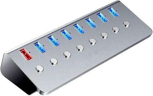 1pc USB Hub Ports USB Splitter Charging Port Compact Multi-Functional for Laptops and Portable Design for Travel and Work in Kuwait