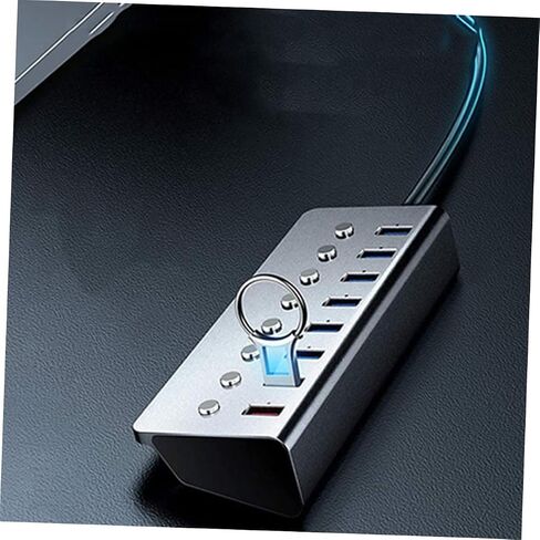 1pc USB Hub Ports USB Splitter Charging Port Compact Multi-Functional for Laptops and Portable Design for Travel and Work in Kuwait